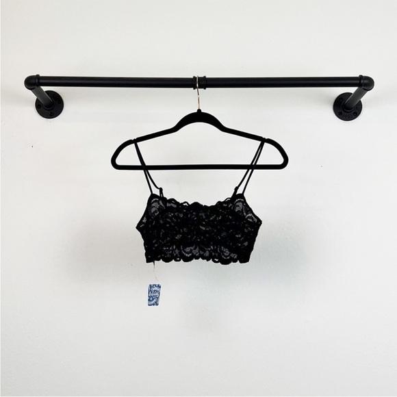 NWT Free People Intimately Reese Lace Bandeau Bralette in Black - Picture 7 of 9